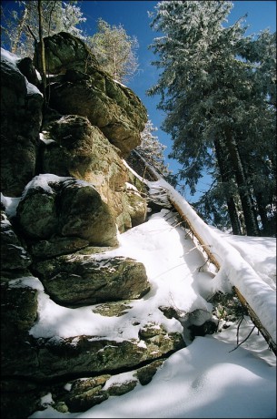 21. 2. 2010. Čertův vrch vysoký 1.224 m n. m.