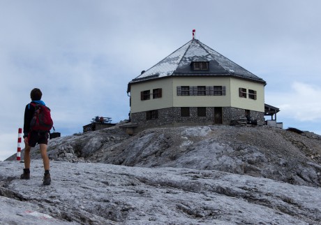 Poslední Víťovo kroky na vrchol  Hochkönigu.