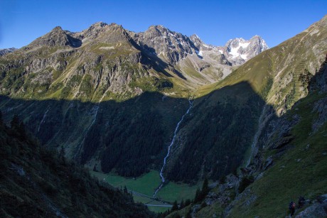 Rozloučení z Ötztalskými Alpami.
