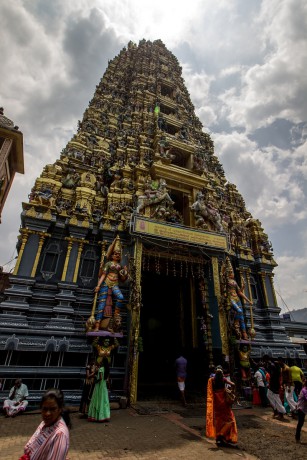 Hindustický chrám Muthumariamman v Matale.