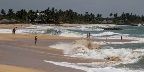 Pláž Medaketiya v Tangalle.