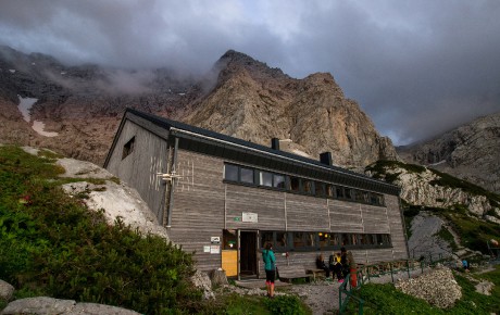 Chata Welser je postavená ve výšce 1.740 m n. m.