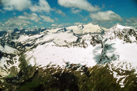 Skupina Granatespitze - nejnižší část Vysokých Taur.