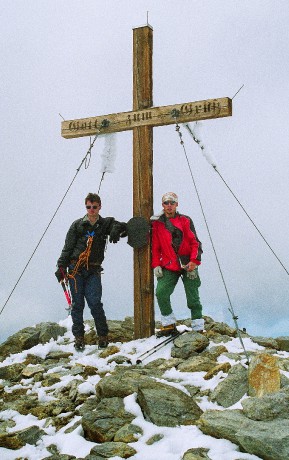 Na vrcholu Bratschenkopfu - 3.412 m n. m.