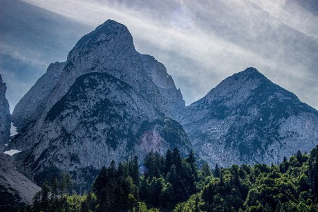 Donnerkogel se žebříkem 20. července 2019.