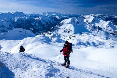 Přicházíme na vrchol Kleiner Pleißlingkeilu ve výšce 2.417 m n. m.