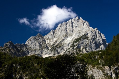 Spitzmauer vysoký 2.446 m od jihu.