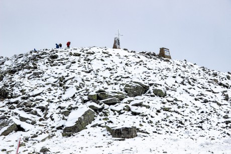 Vrchol Babie Góry v 1.725 m n. m.