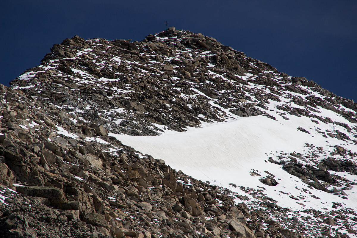 Vrchol Hohe Geige vysoký 3.394 m n. m.