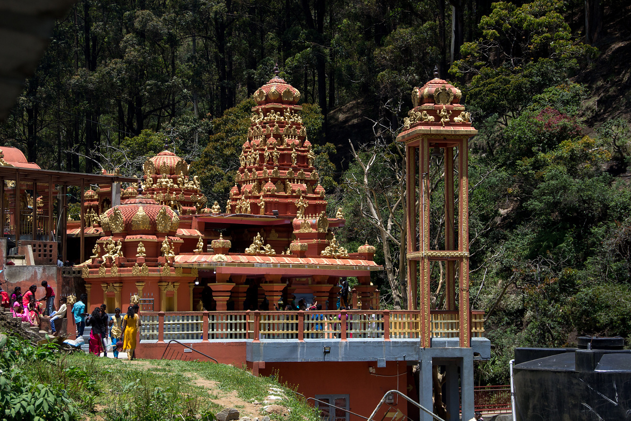 Hinduistický chrám Seetha Amman Kovil u Seetha Eliya.