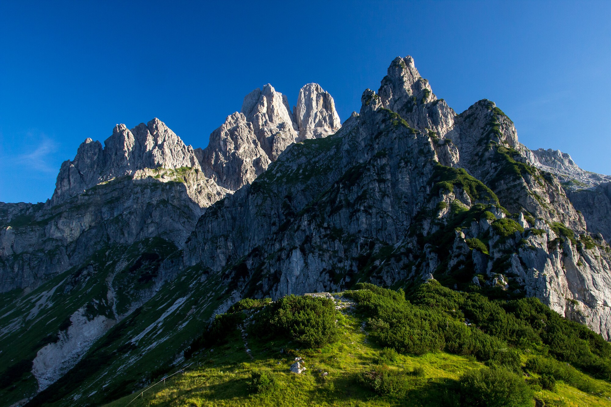 Podvečerní Gosaukamm.