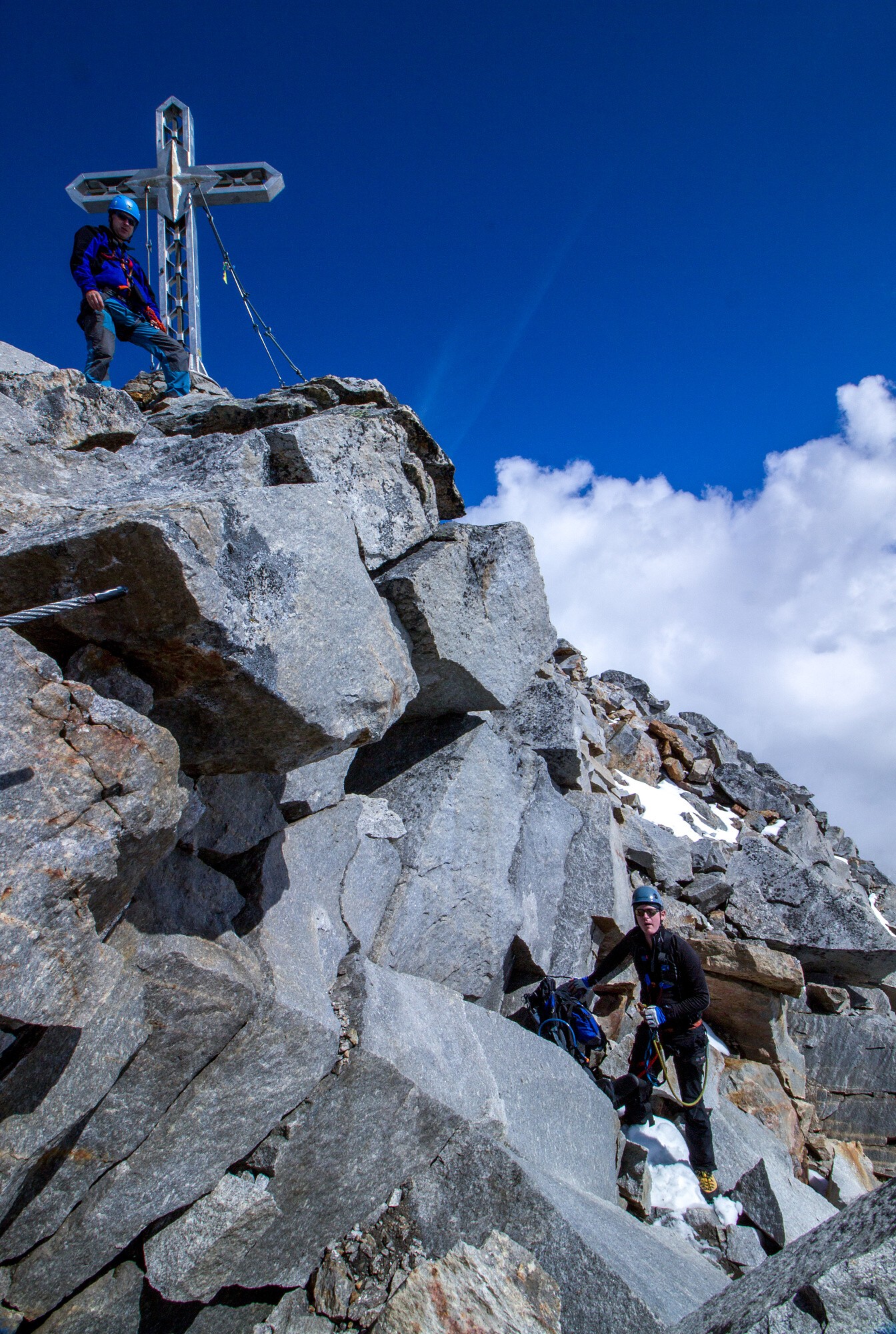 Na vrcholu Hochalmspitze.