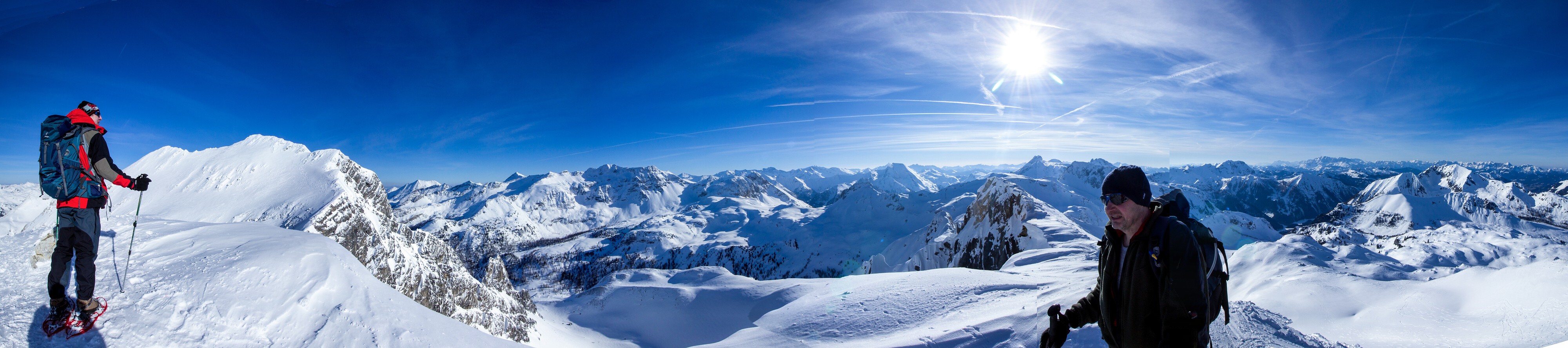 Na vrcholu Kleiner Pleißlingkeilu ve výšce 2.417 m n. m.