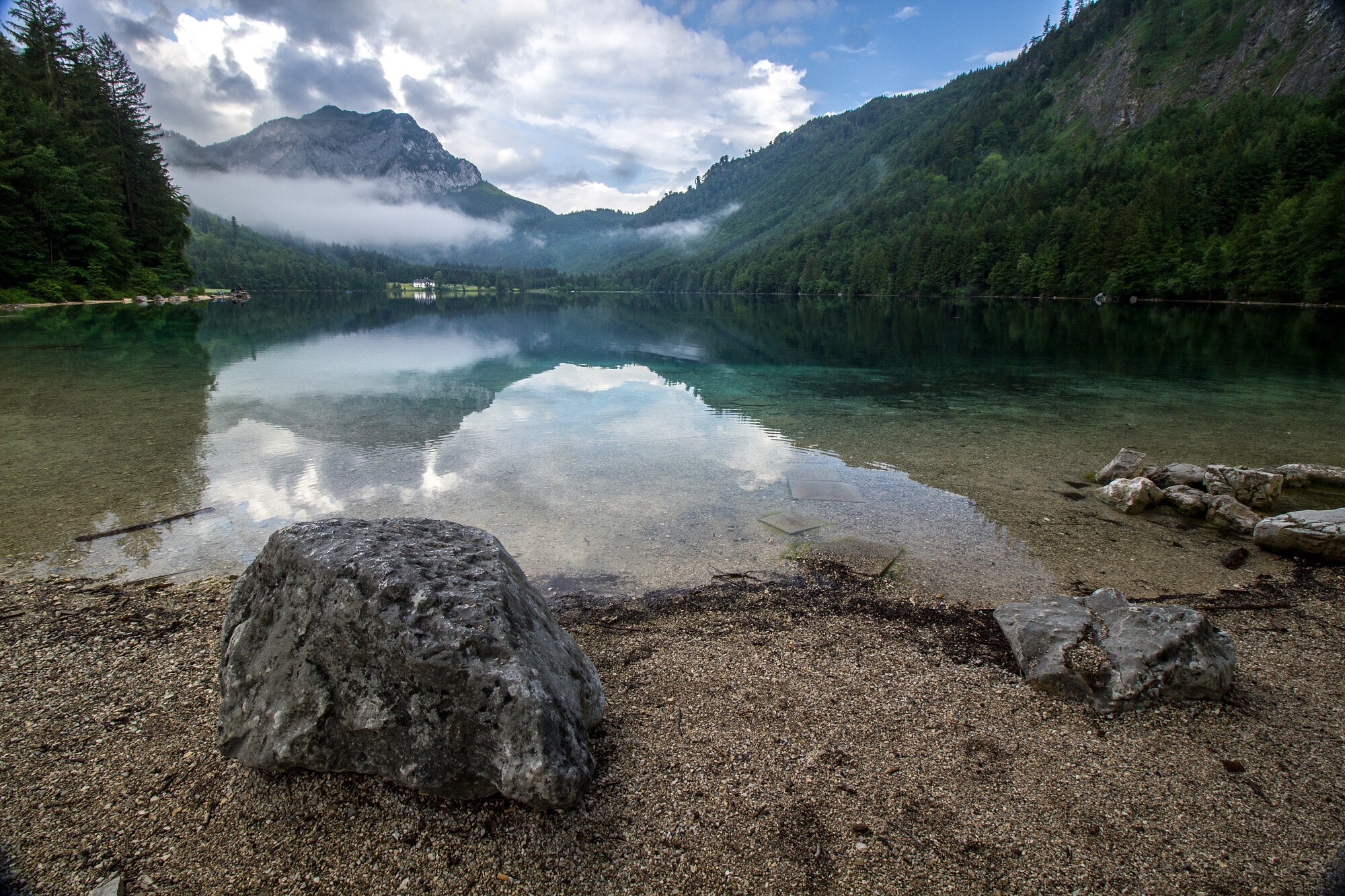 Vorderer Langbathsee. 