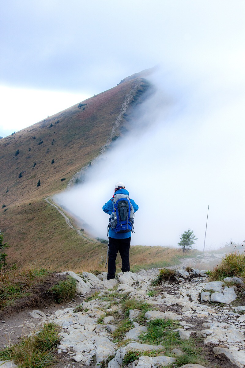 Hřeben Poledňového Grúňu.
