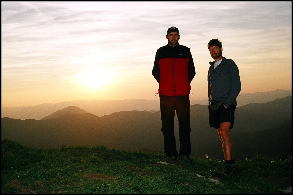 Večer na vrcholu Rakytova - 1.567 m n. m.